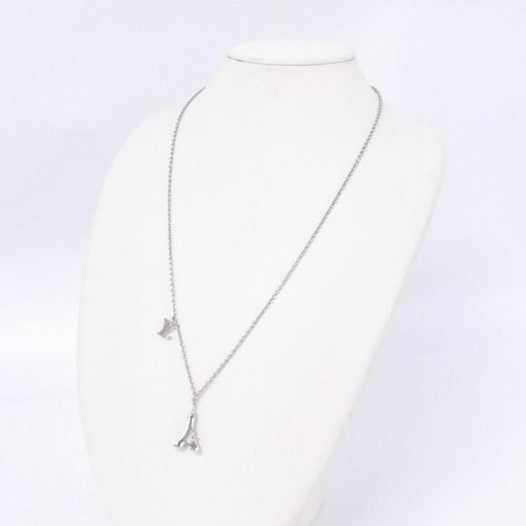 LOUIS VUITTON Silver Necklace - Picture 5 of 5